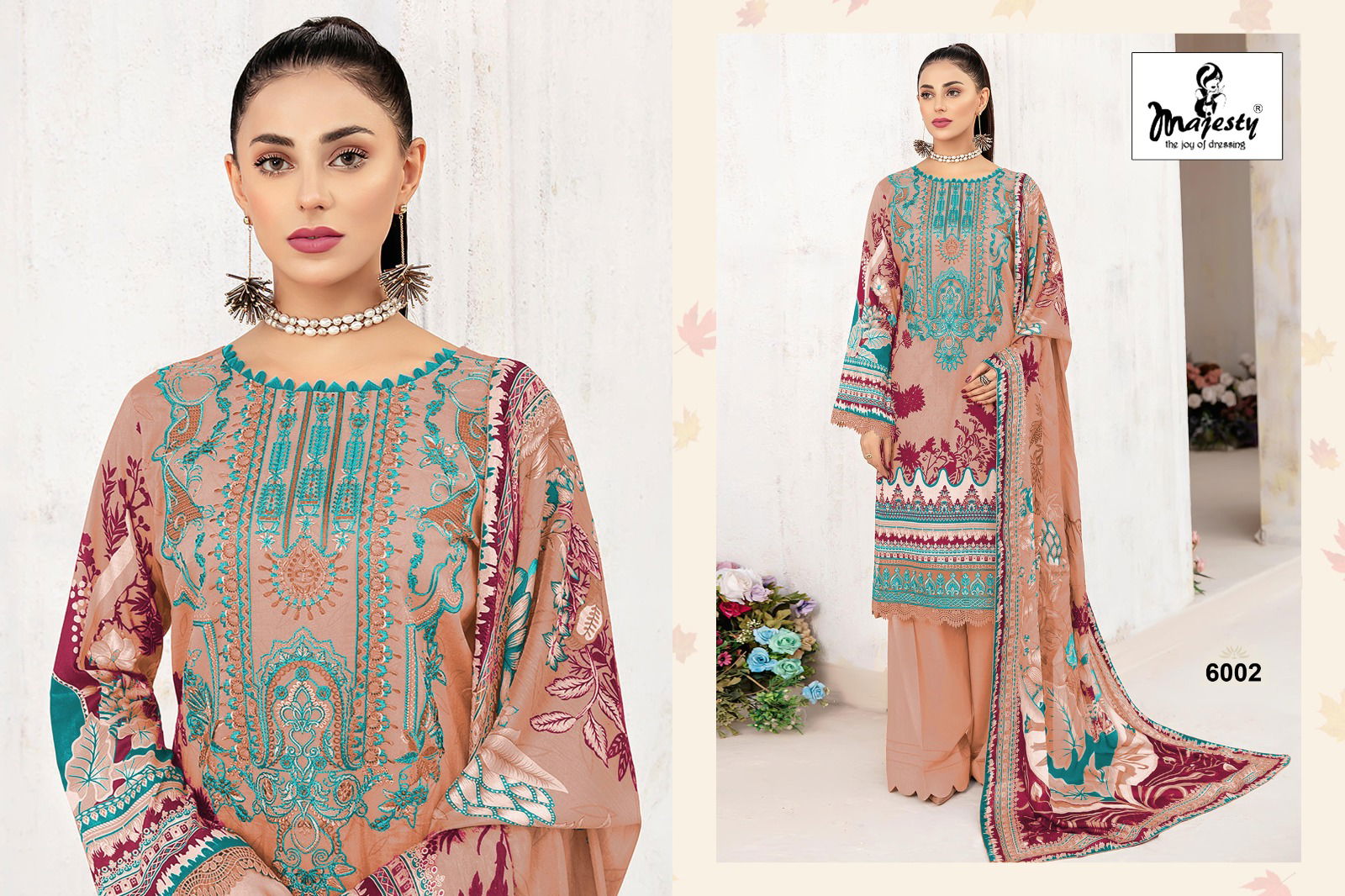 Cheveron Lawn Vol 6 By Majesty Pakistani Suits Catalog